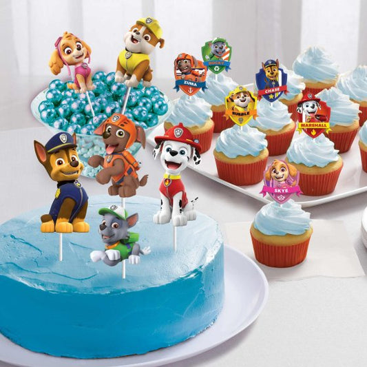 Paw Patrol Adventures Cardstock Cake Topper Kit