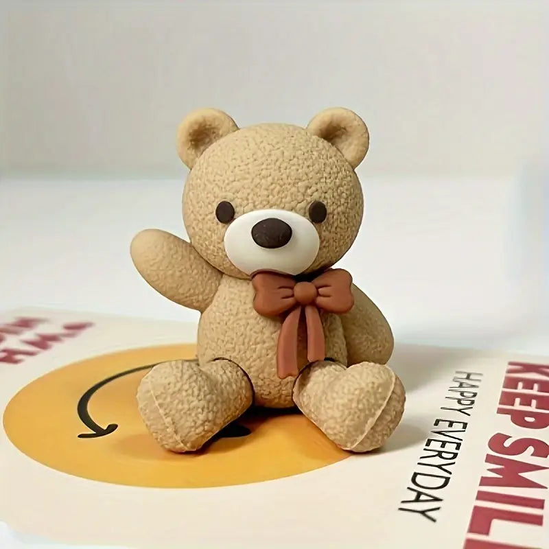 Assorted Bear Topper 1PC with Heart & Bow