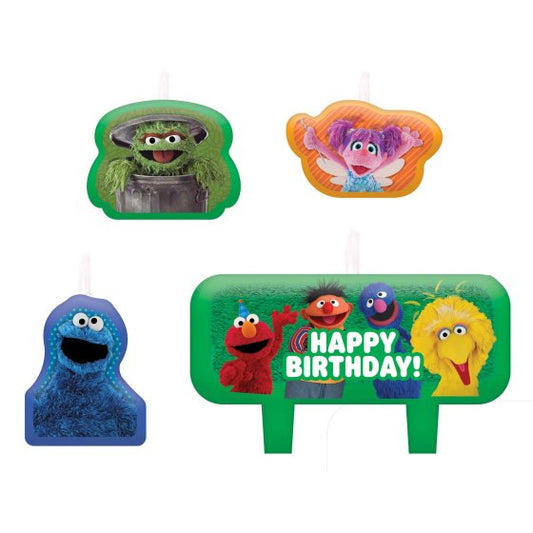 Sesame Street Birthday Candle Set.