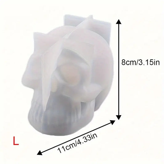 Skeleton Head Mould - S612