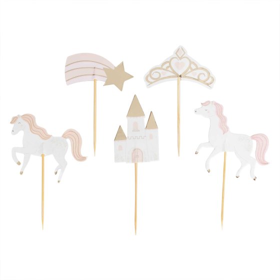 Princess Party Cupcake Toppers - 12PK.