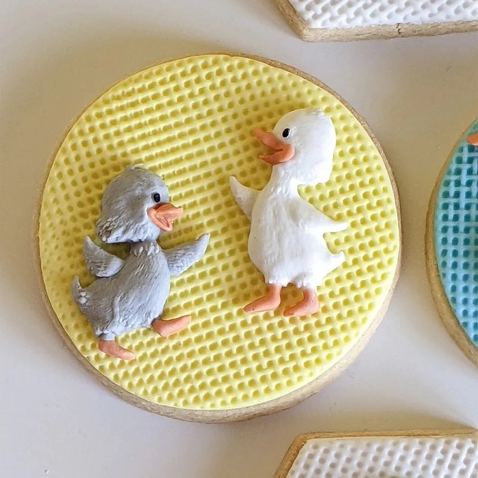 Silicone Mould - Mother Duck & Ducklings/ Goose Silicone Mould - S293