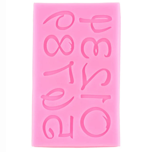 Silicone Mould - Disney Font - Numbers - S327