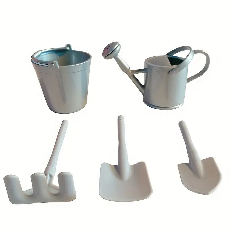 5PC Mini Garden Tool Set Figurine