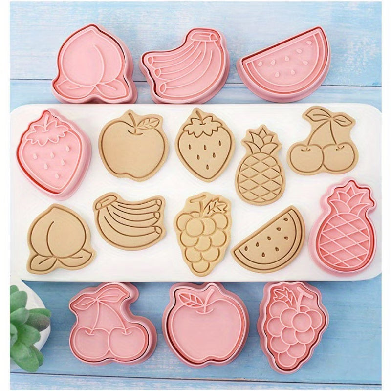 8Pc Assorted Fruit Cookie Cutter Set
