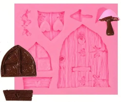 Silicone Mould - Fairy Door/House - S566