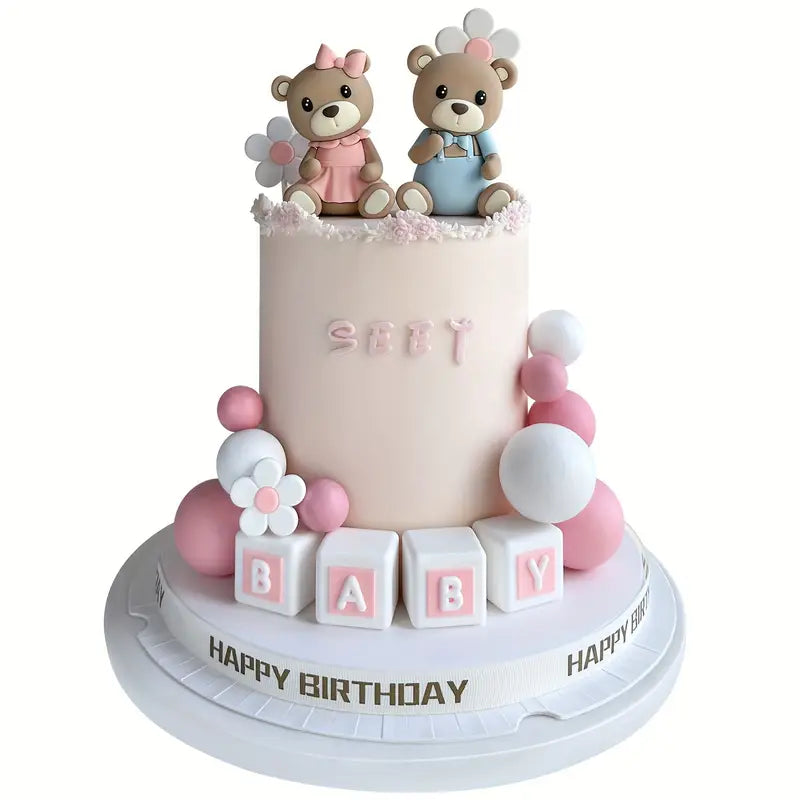 1PC Assorted Bear - Cake Topper