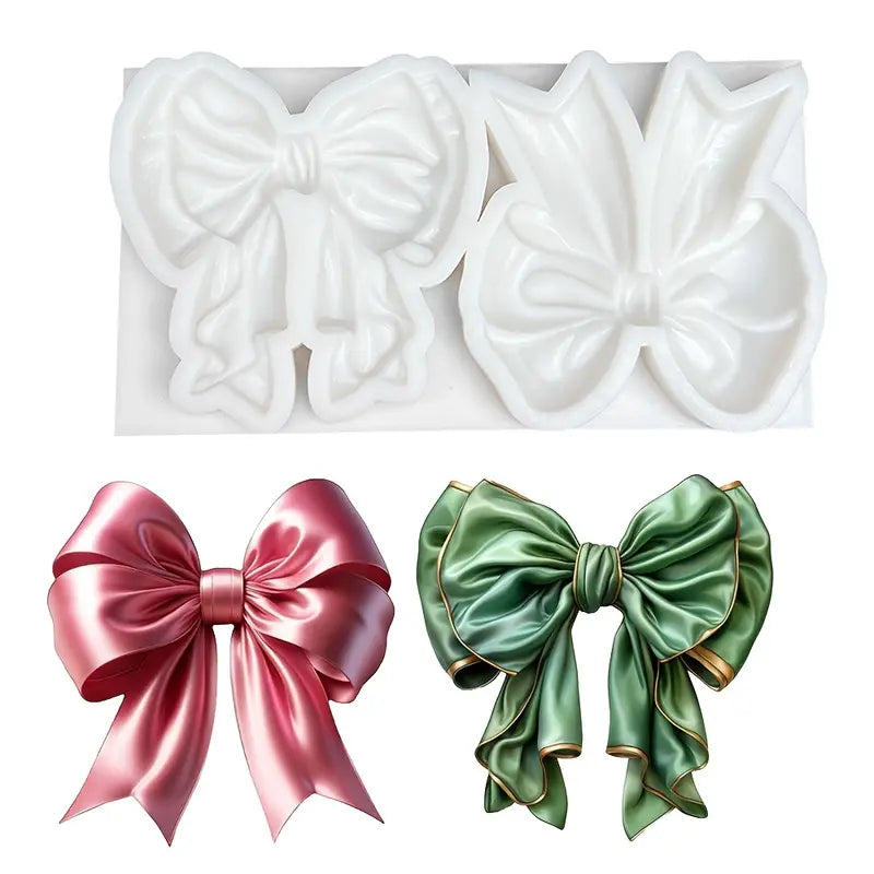 Baroque Style Bow Silicone Mold S658