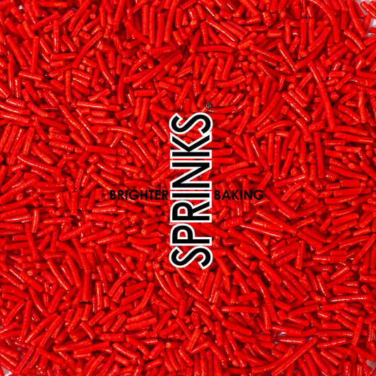 50g Sprinks 1mm Jimmies - Red