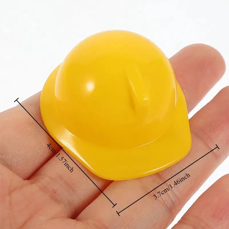 10PC Hard Hat Cupcake Topper