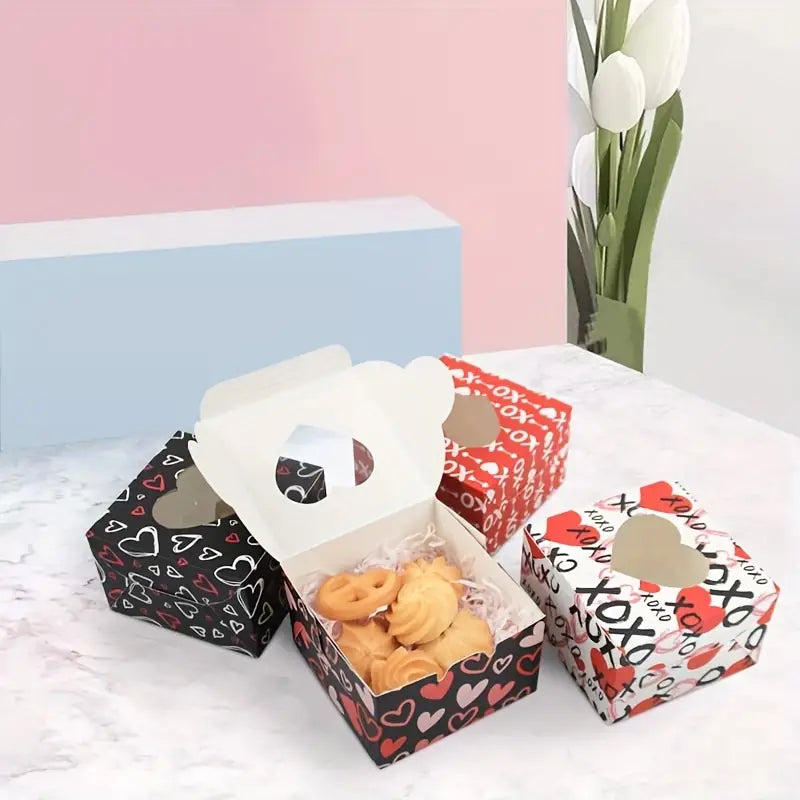 Valentine's Day Box - Hearts Red