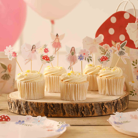 Fairy Garden Cupcake Toppers 12PK