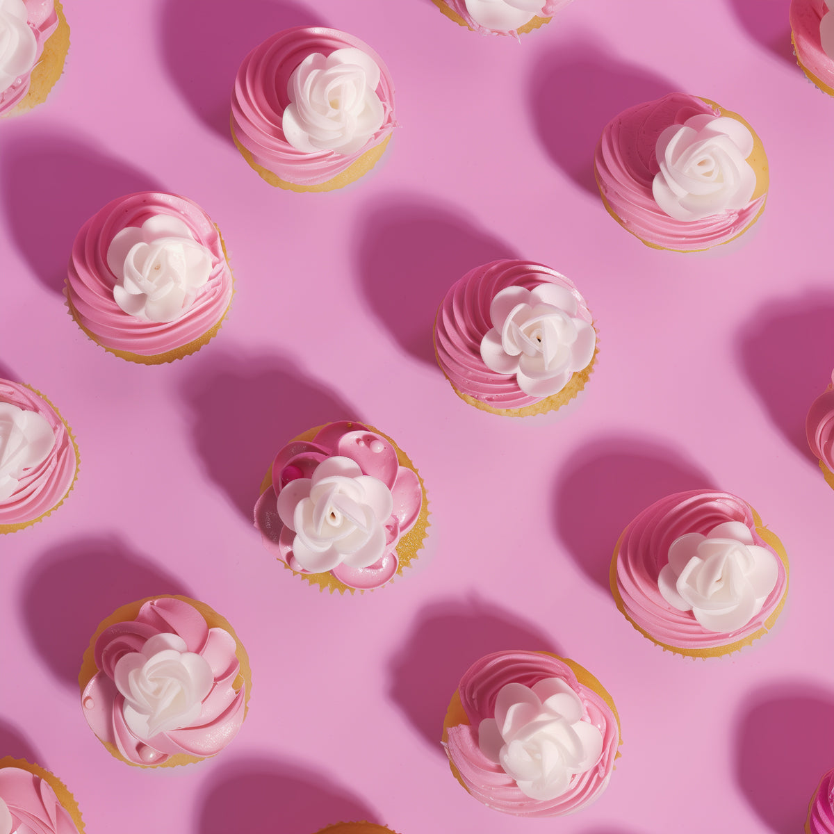 Sprinks White Wafer Rosettes - 6pk