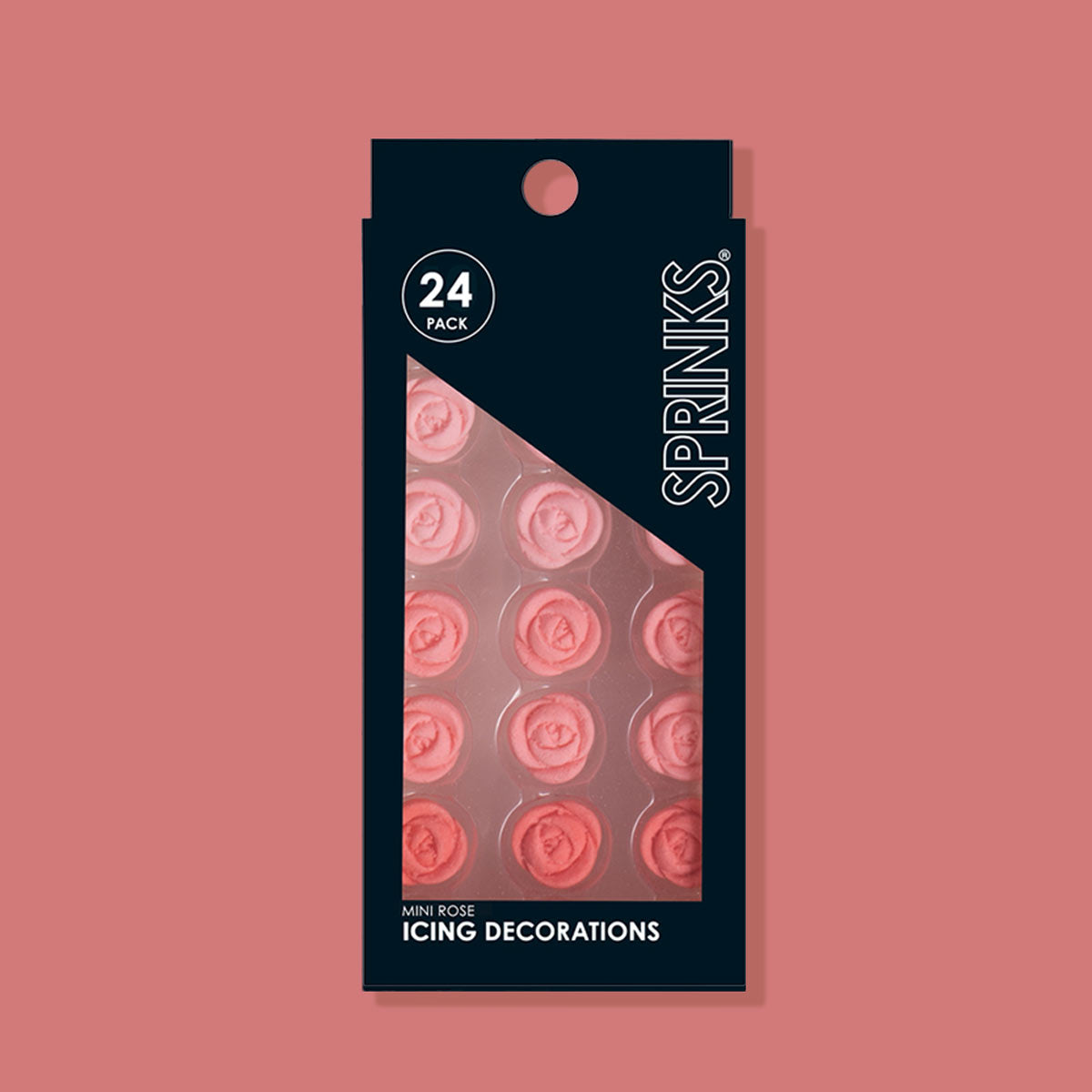 24PK Sprinks Icing Decorations - Mini Roses