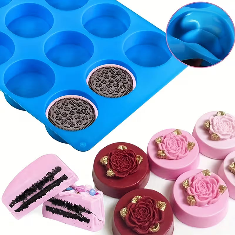 Silicone Mould - Shallow Cylinder