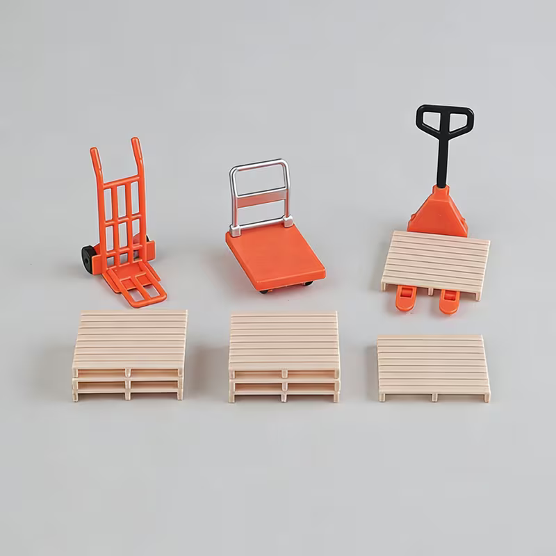 11pc Moving Equipment Cake Figurine