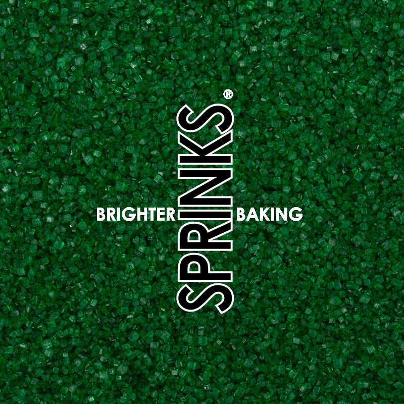 500g Sprinks Sprinkle Mix - Green Sanding Sugar