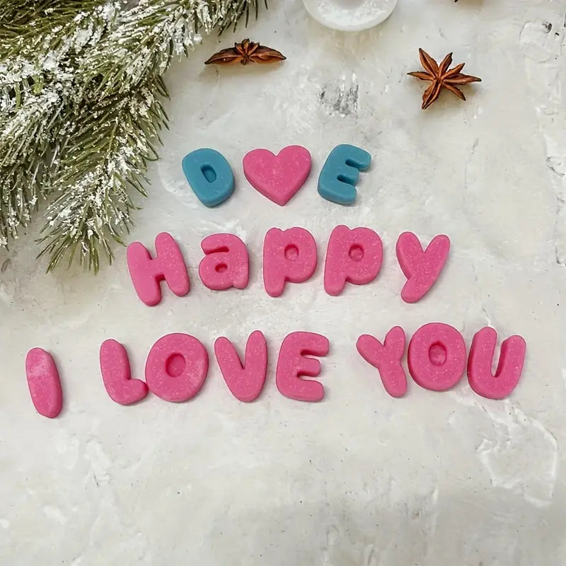 Alphabet - Silicone Mould - S608