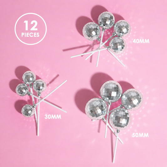 Sprinks - 12Pc Disco Ball - Silver