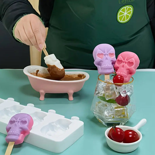 Skull Silicone Pop Mould