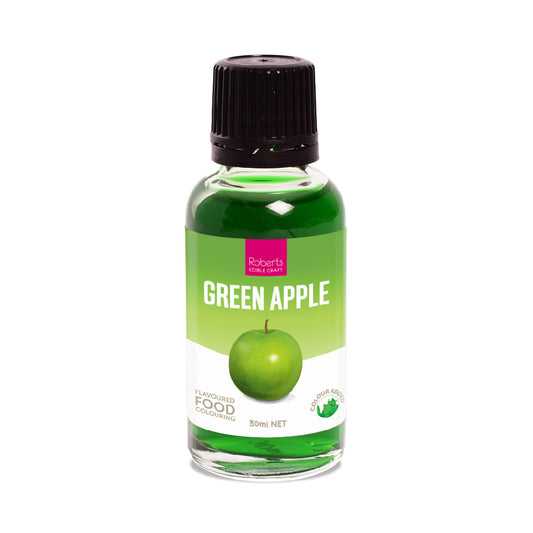 Roberts Green Apple Flavoured Food Colour - 30ml