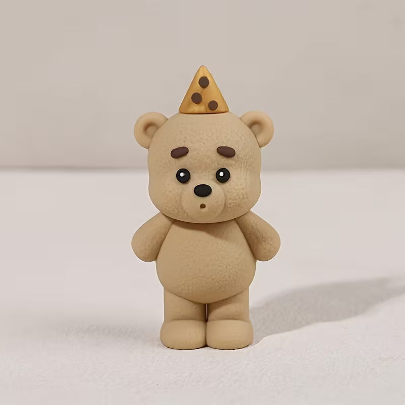 1pc Birthday Bear Figurine