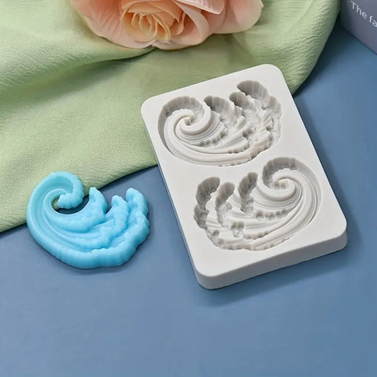 Silicone Mould - Sea Waves V1 - S769