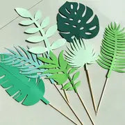 7PK Cardstock Greenery Leaf Set