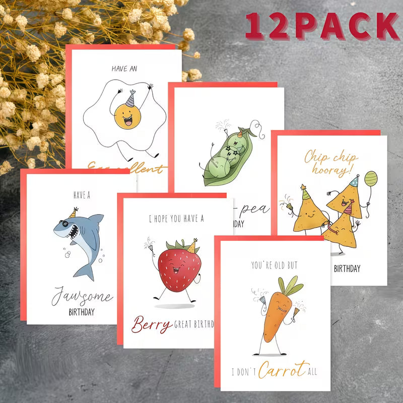 Happy Birthday Cards - Assorted