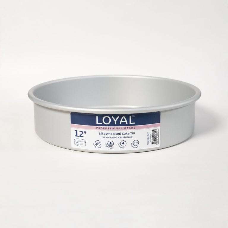 LOYAL Elite Anodised Cake Tin 3" Deep Round