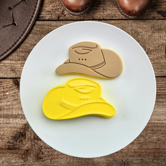Custom Cookie Cutter - Akubra Hat Cutter and Embosser Set.