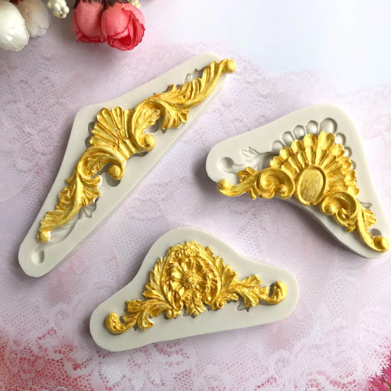 Silicone Mould - Scroll Decor swirl border