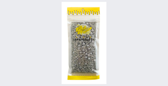 Bakette Sprinkles - Make Your Mix - Silver Sprinkle Mix 56g