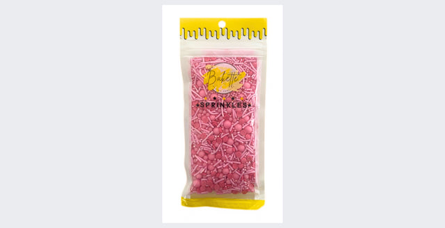 Bakette Sprinkles - Make Your Mix - Pink Sprinkle Mix 56g