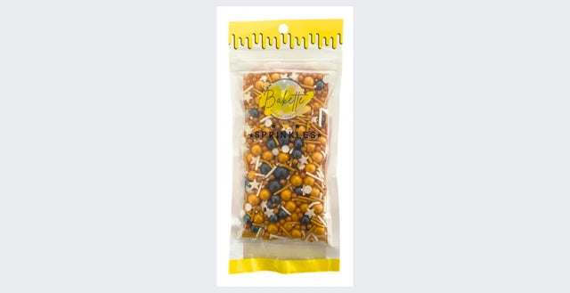 Bakette Sprinkles - Glitter and Gold Sprinkle Mix 56g