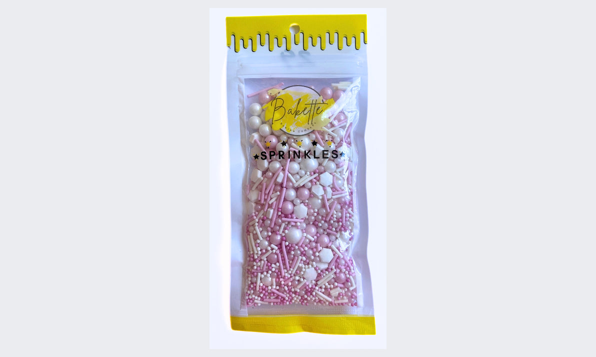 Bakette Sprinkles - Tickle Me Pink Sprinkle Mix 56g