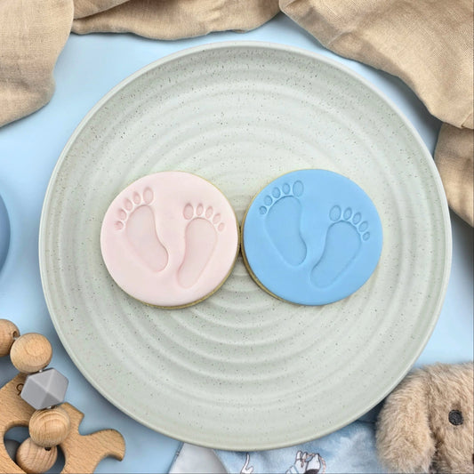 Custom Cookie Cutters Embosser - Baby Feet