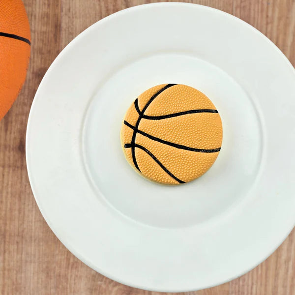 Custom Cookie Cutter - Basketball Dimple Pattern Plate Debosser and Embosser.