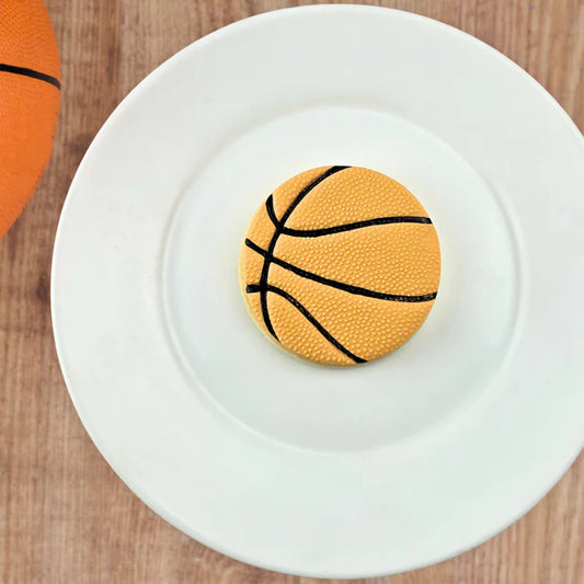 Custom Cookie Cutter - Basketball Dimple Pattern Plate Debosser and Embosser.