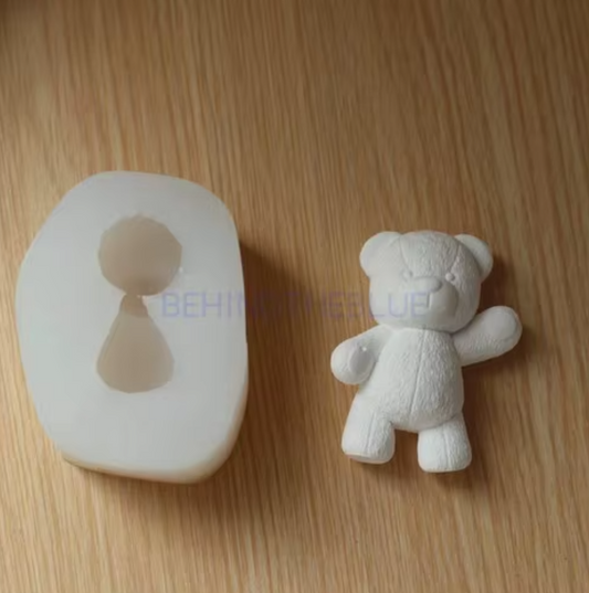 Silicone Mould - Medium 3D Standing Bear #1 S483