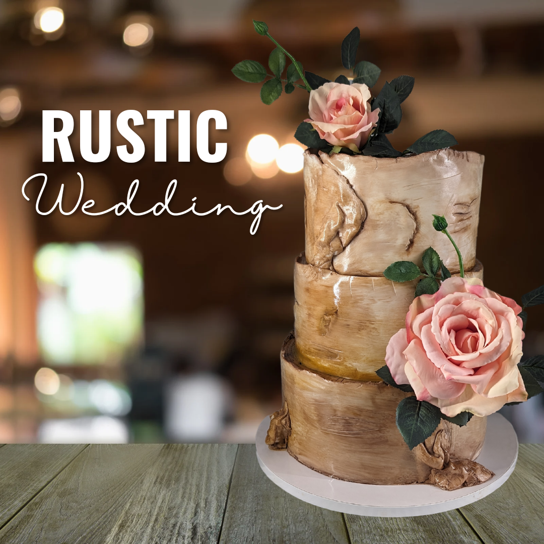 Cake Class - Rustic Tree Stump Wedding Cake - COMING SOON