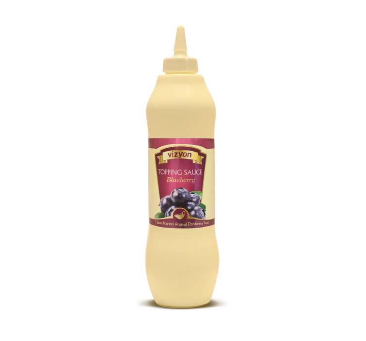 Vizyon Blueberry Topping Sauce - 1kg Bottle