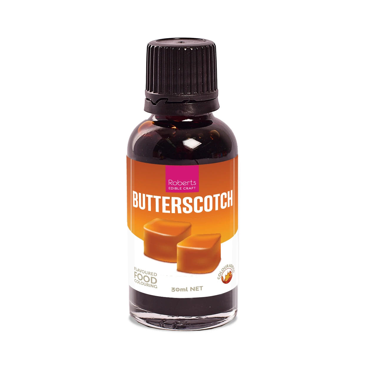 Roberts Butterscotch Flavoured Food Colour - 30ml