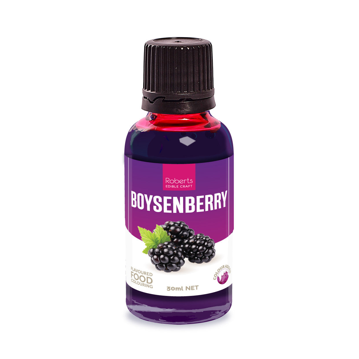 Roberts Boysenberry Flavoured Food Colouring - 30ml