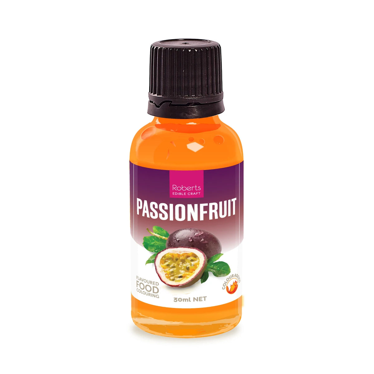 Roberts Passionfruit Flavoured Food Colour - 30ml