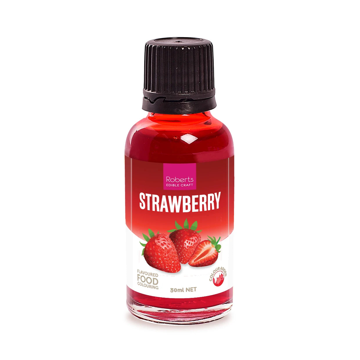 Roberts Strawberry Flavoured Food Colouring - 30ml