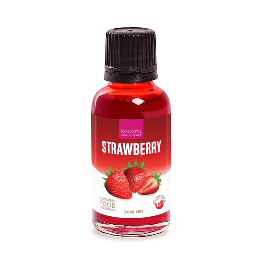 Roberts Strawberry Flavoured Food Colouring - 30ml