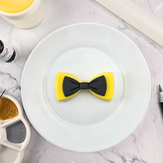 Custom Cookie Cutters 3D Embosser and Cutter Set - Bow Tie / Emma Bow.
