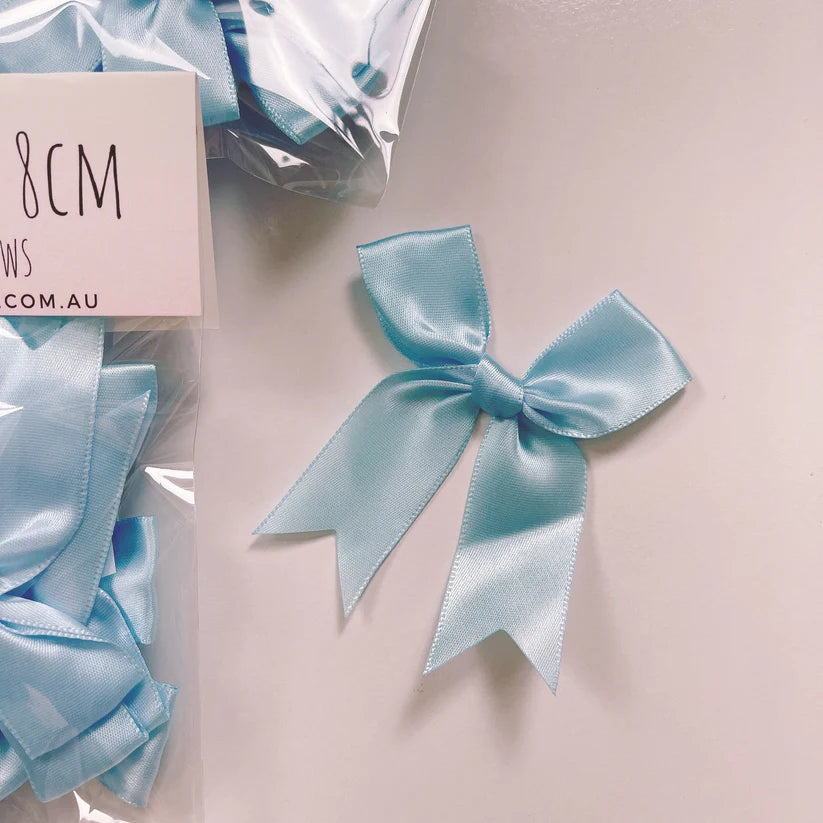 More Bows - Self Adhesive - 8cm - Pack of 12 - Various Colours