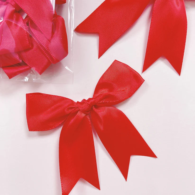 More Bows - Self Adhesive - 8cm - Pack of 12 - Various Colours